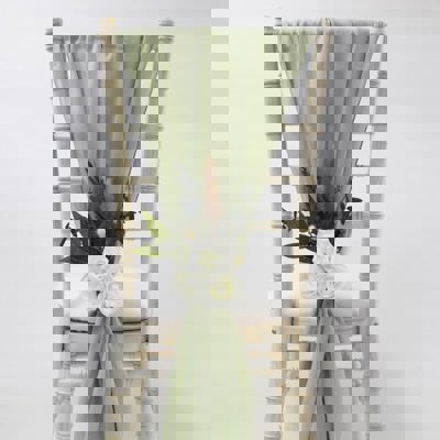 Sage Chiffon Vertical Drops