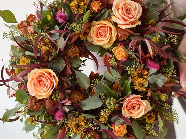 Autumn door wreath image