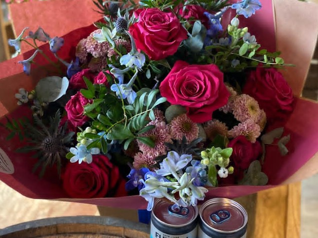 Blue Raspberry Martini